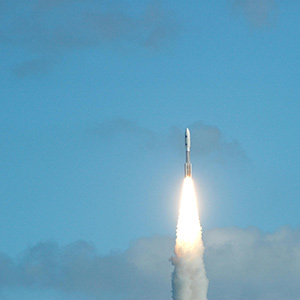 Atlas V rocket carrying the New Horizons spacecraft.